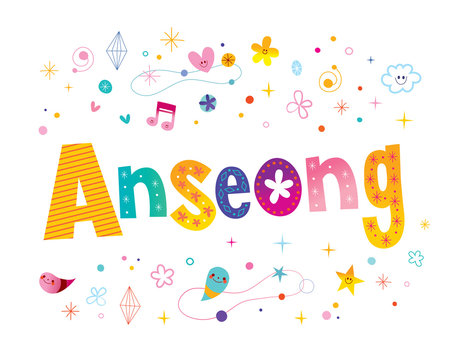 Anseong city in South Korea