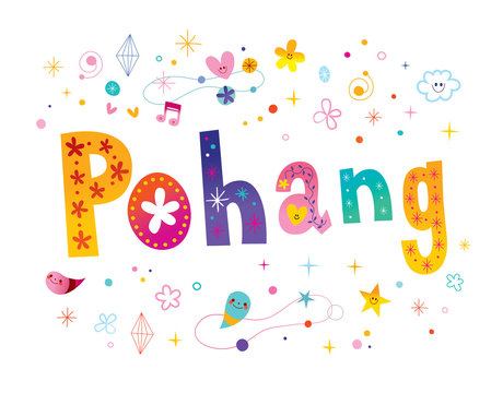 Pohang city in South Korea
