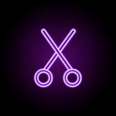 Poster - cut sign icon. Web icons universal set for web and mobile