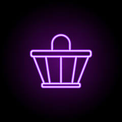 Poster - basket icon. Web icons universal set for web and mobile