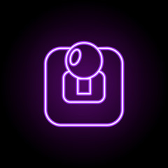 Poster - power on icon. Web icons universal set for web and mobile