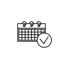 Aufkleber - Corporate and business, calendar icon