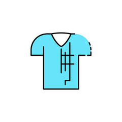 Aufkleber - Referee, t-shirt, sport icon. Element of color sport icon. Premium quality graphic design icon. Signs and symbols collection icon for websites, web design, mobile app