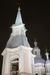 Wall Mural - Cathedral of St. Andrew at winter night.