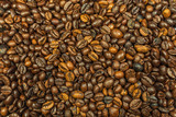 Roasted coffee beans background