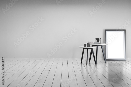Scandinavian living room MockUp
