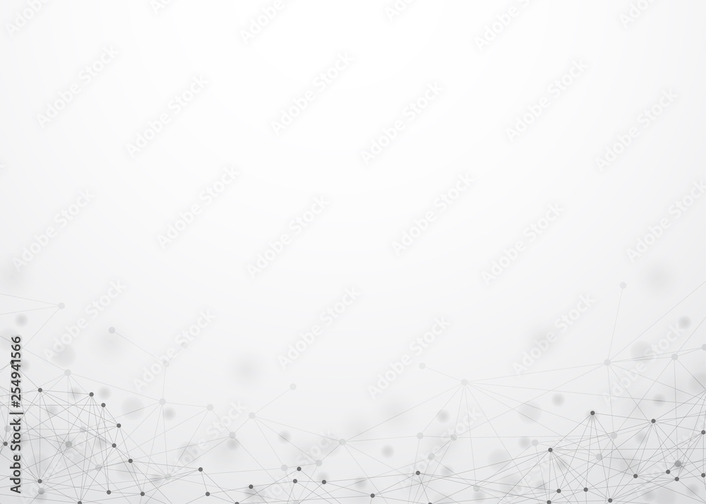 Abstract plexus network connection technology background. Vector ...