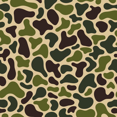 camouflage fluid simple pattern. geometric seamless pattern. abstract vector illustration with geome