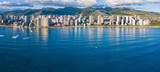 Fototapeta Fototapety z naturą - Honolulu skyline with ocean front