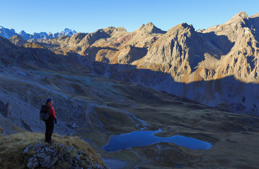 Poster - Vallee de la Claree during a clear day in autumn.