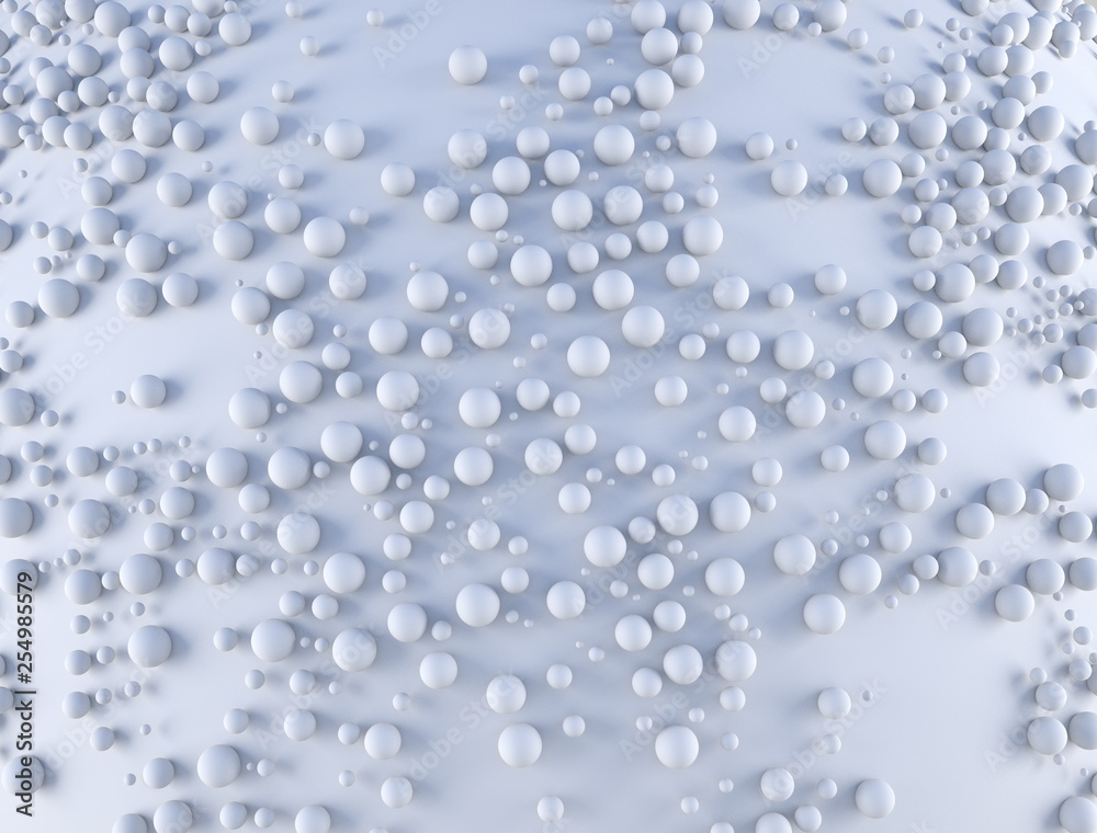 Random Sphere Texture Abstract background with a lot of spheres with random scale on the ...