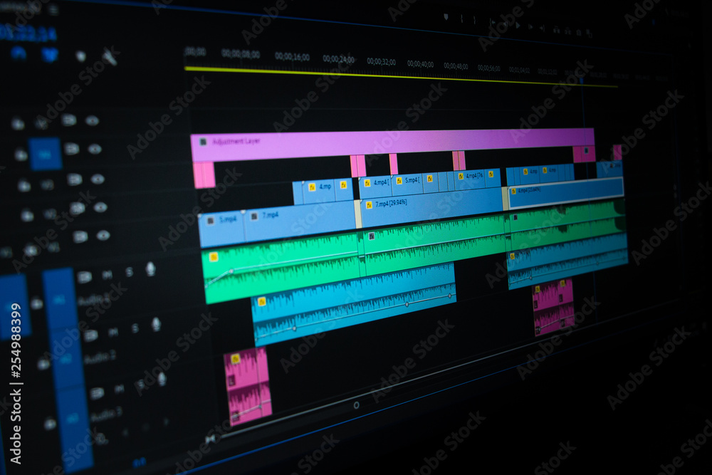 video time line Stock Photo | Adobe Stock
