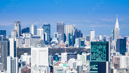 東京 新宿 渋谷の高層ビル群 Stock Photo Adobe Stock