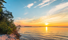 Sunset On Lake Michigan At Peninsula State Park