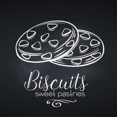 Wall Mural - Hand drawn biscuit icon