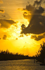 Wall Mural - sunset