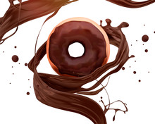 Chocolate Donut Ad
