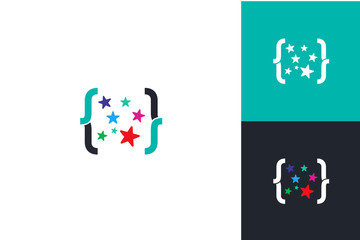 Colorful Star Code Inspirations Template