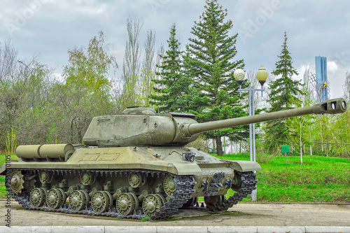 Fotografia heavy tank IS-2 1944 release, who was in service with the troops of the Soviet a