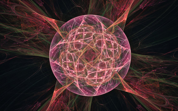digital generated image in the form of abstract geometric shapes of various shades and colors for use in web design and computer graphics