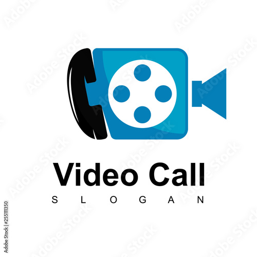 video call logo buy this stock vector and explore similar vectors at adobe stock adobe stock video call logo buy this stock vector