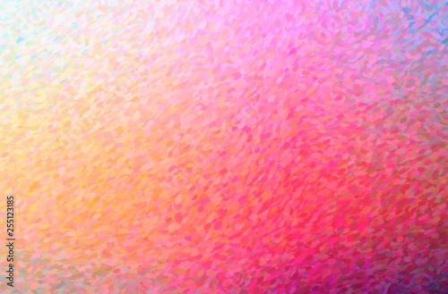 Illustration of red Impressionist Pointlilism paint background, digitally gen...