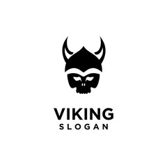 viking head helmet  logo icon designs vector illustration template