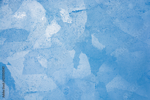 The texture of the ice. The frozen water.Winter background
