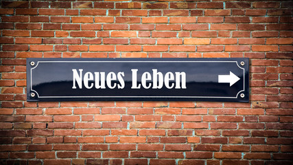 Canvas Print - Schild 404 - Neues Leben