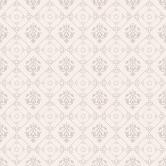 Wall Mural - Seamless Wallpaper Damask, vector