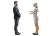 © Ljupco Smokovski - Young man and woman standing and having a conversation