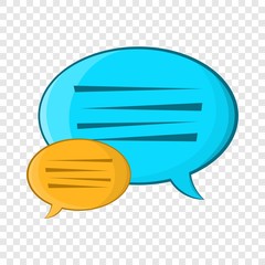 Poster - Bubble speech icon in cartoon style isolated on background for any web design 