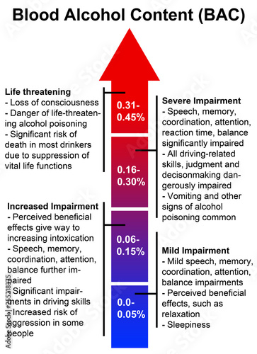 Blood Alcohol Chart