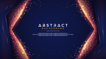 Poster - abstract background with a combination of blur bokeh effects. abstract glowing particle background. 