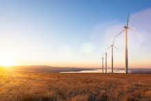 Wind Turbines Sustainable Renewable Green Energy Production Technology