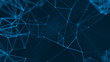 © Артем Голосенко - Big data visualization. Abstract background with connecting dots and lines. 3D rendering. High resolution.