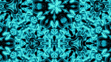 Colorful Kaleidoscope Background. Beautiful Graphic Texture, Symmetry. Fractal Ornaments 3D Rendering.