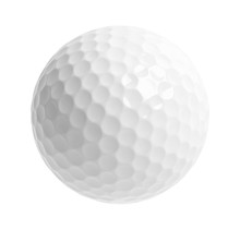 Isolated Golf Ball