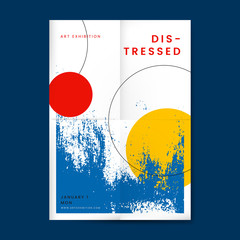 Wall Mural - abstract distressed design poster