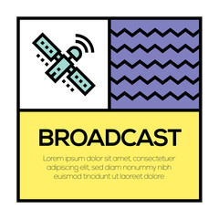 Poster - BROADCAST ICON CONCEPT