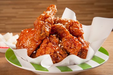 Canvas Print - yangnyeom seasoned spicy chicken