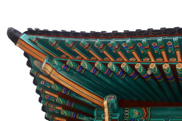 Korean traditional roofing pattern