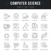 © M.Style - Set Vector Line Icons of Computer Science.
