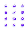 © radionastya - Modern Web Icons pack. Base set icons for site.