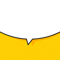 Poster - speech bubble in pop art style. vector illustration