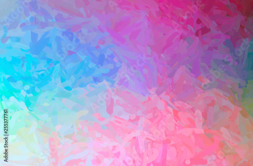 Abstract illustration of pink Impressionist Impasto background