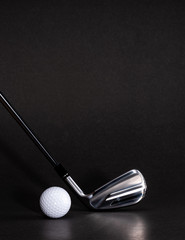 Wall Mural - Golf clubs with ball