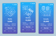 © IMG visuals icons - Newspaper, magazine subscription onboarding mobile app screens