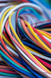 © salita2010 - Twisted multicolored electric computer cable