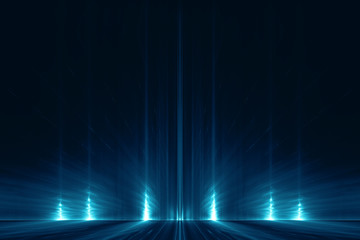 Wall Mural - abstract digital science fiction futuristic background